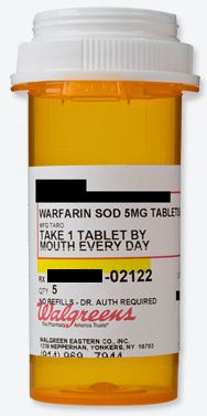 Prescription medication bottle